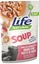 Attēls no LIFE CAT SOUP 60g TUNA + SHRIMPS IN       BROTH WITH SEAFOOD   /30