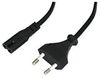Picture of Lindy 30421 power cable Black 2 m CEE7/16 C7 coupler