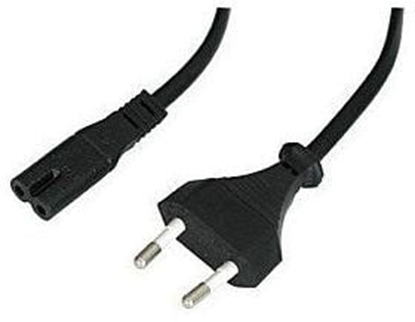 Attēls no Lindy 30421 power cable Black 2 m CEE7/16 C7 coupler