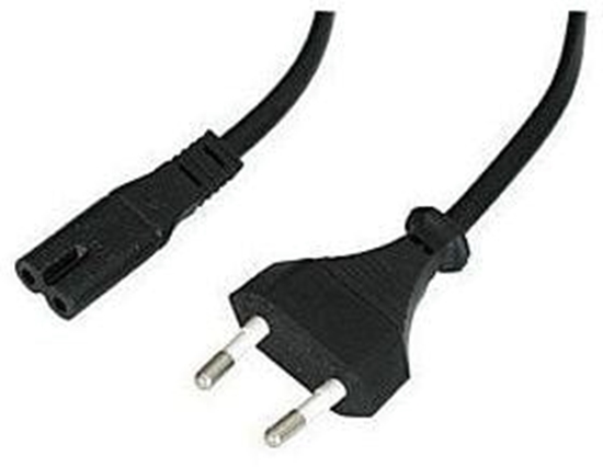 Picture of Lindy 30421 power cable Black 2 m CEE7/16 C7 coupler