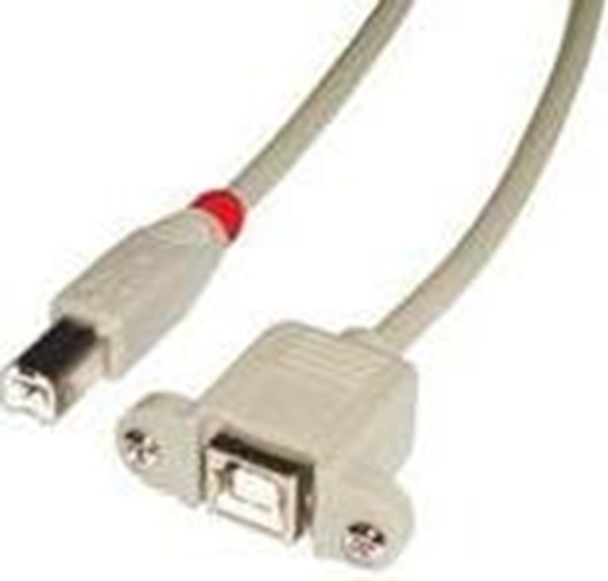 Picture of Lindy 31801 USB cable 1 m USB 2.0 USB B Grey