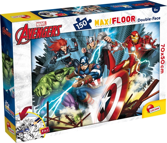 Picture of Lisciani LISCIANI MARVEL PUZZLE DF MAXI FLOOR 150 AVENGERS