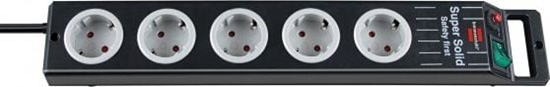 Изображение Brennenstuhl Steckdosenleiste Super-Solid Line   5x schw