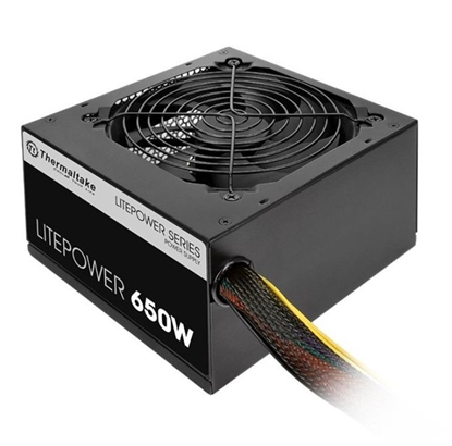 Attēls no Litepower II Black 650W (Active PFC, 2xPEG, 120mm, Single Rail) 