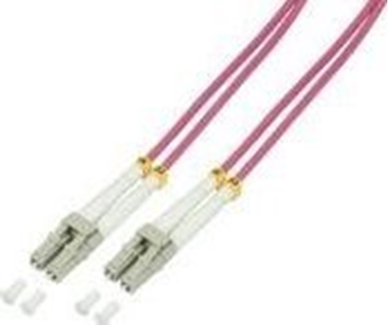 Picture of LogiLink Logilink - Patch- Cable - LC Multi- Mode (M) - LC Multi- Mode (M) - 2 m - glass fiber - 50/125 Micrometer - OM4 - halogen free (FP4LC02)
