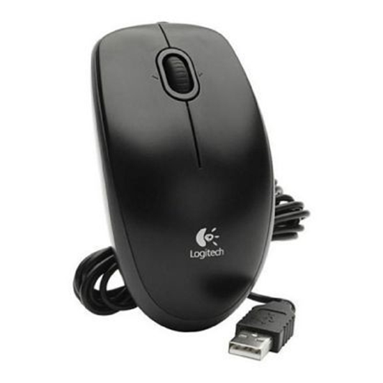 Изображение Logilink LOGITECH B100 optical Mouse black USB for Business OEM