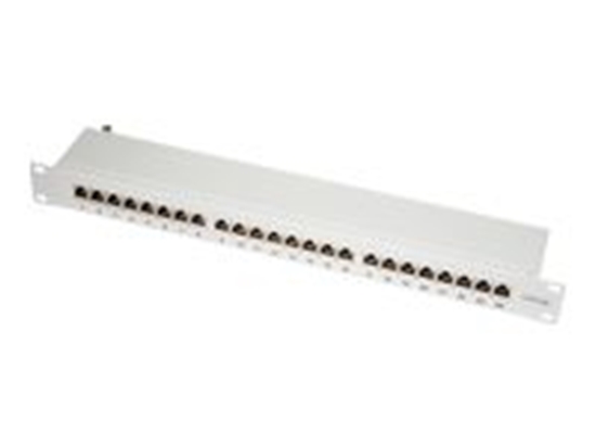 Изображение Logilink 19" Cat.6A Patchpanel, 24-port, grau