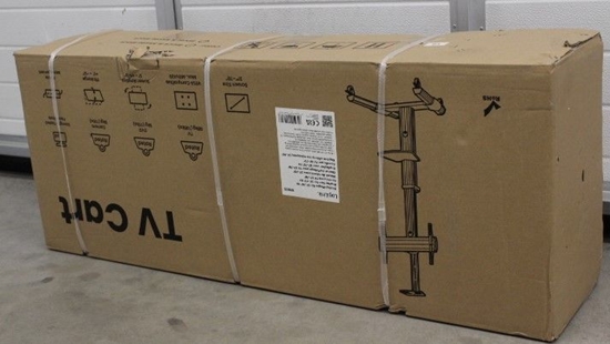 Picture of Logilink SALE OUT. BP0025 TV stand cart, adjustable TV height, 37–70“, max. 50 kg | | Floor stand | BP0025 | 30-70 " | Maximum weight (capacity) 50 kg | DAMAGED PACKAGING