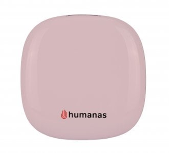 Picture of Lusterko kosmetyczne Humanas HS-PM01 z podwietleniem LED - róowe