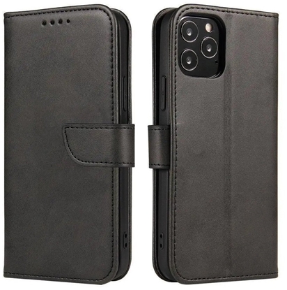 Attēls no Magnet Case elegancki futera etui pokrowiec z klapk i funkcj podstawki Samsung Galaxy A73 czarny