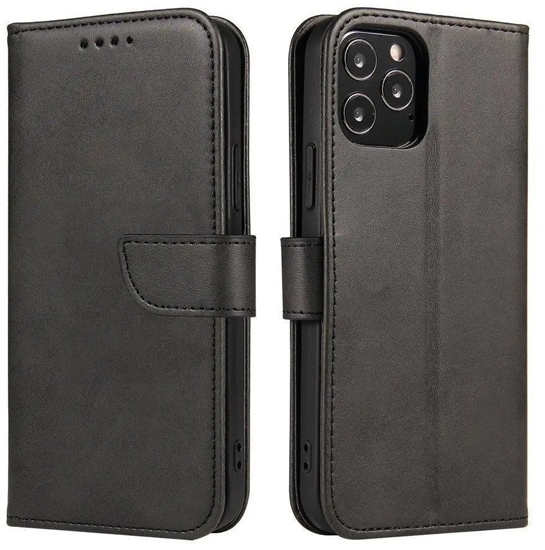 Picture of Magnet Case elegancki futera etui pokrowiec z klapk i funkcj podstawki Samsung Galaxy A73 czarny
