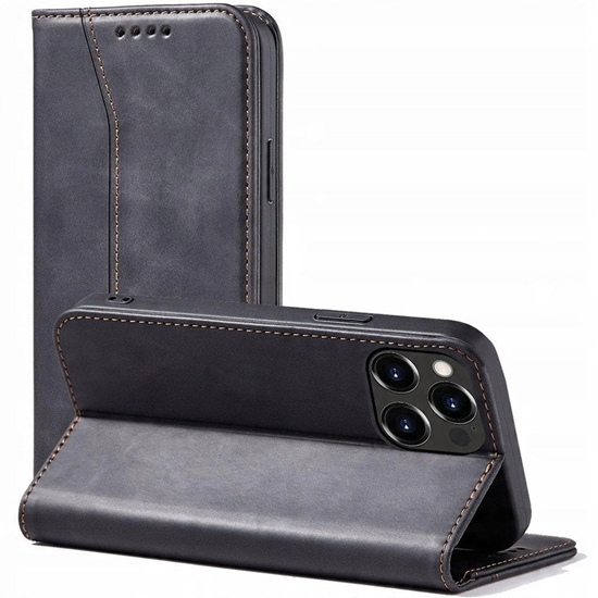 Picture of Magnet Fancy Case etui iPhone 14 Plus pokrowiec z klapk portfel podstawka czarne