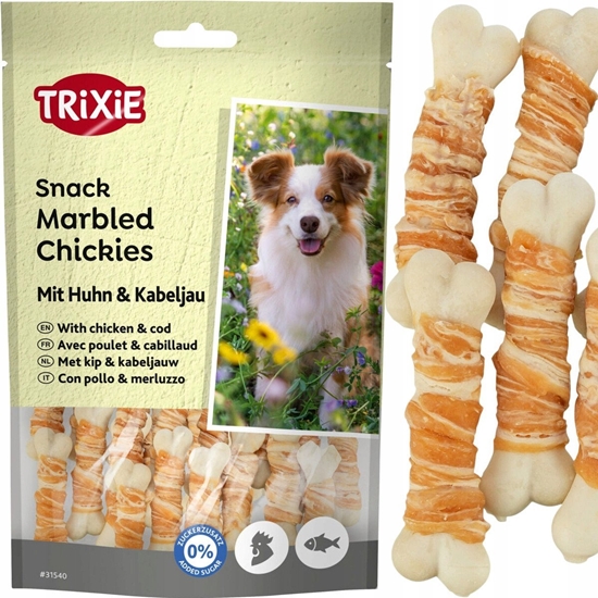 Picture of Marbled Chickies, przysmak, dla psa, kurczak i dorsz, 100 g