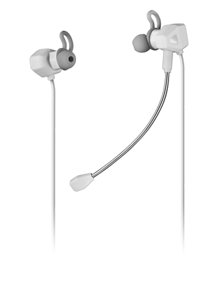 Attēls no Mars Gaming MIHXW Haptic Sense In-Ear Wired Headset with Removable Microphone / 3,5mm