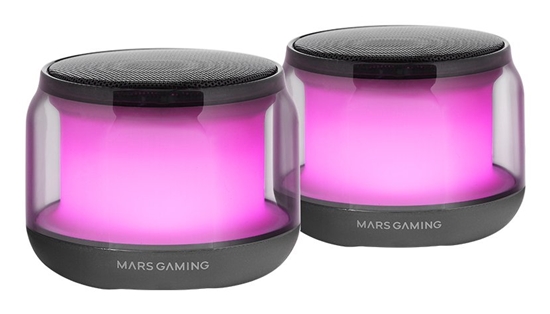 Picture of Mars Gaming MSAURA USB DSP Stereo PC Speaker 15W / RGB / Bluetooth 5.3