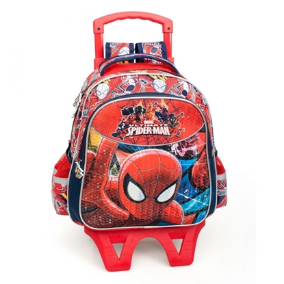 Attēls no Marvel Premium Ceļa soma zēniem 2 vienā Ultimate Spiderman 3D Deluxe XL 40210C Red