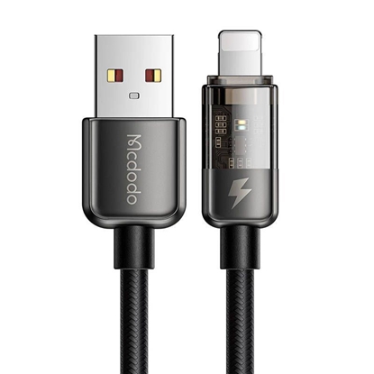 Изображение Kabel USB Mcdodo USB-A - Lightning 1.2 m Czarny (CA-3140)