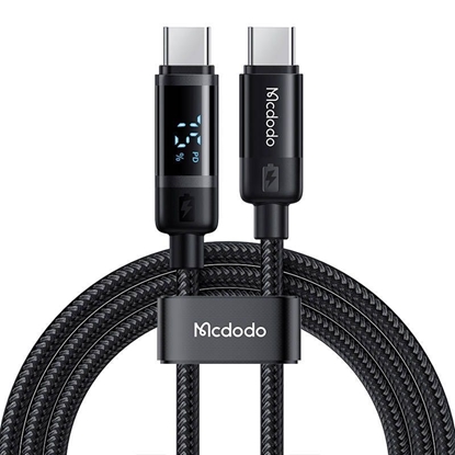 Attēls no Mcdodo Mcdodo CA-5780 USB-C to USB-C 60W data cable 1.2m (black)