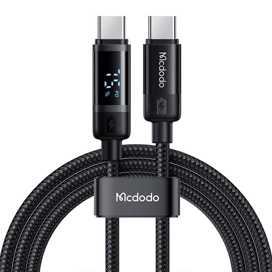 Изображение Mcdodo Mcdodo CA-5780 USB-C to USB-C 60W data cable 1.2m (black)