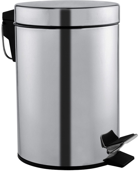 Picture of Mediclinics atkritumu tvertne ar pedli, 20 l, matts nersjoais trauds AISI 410