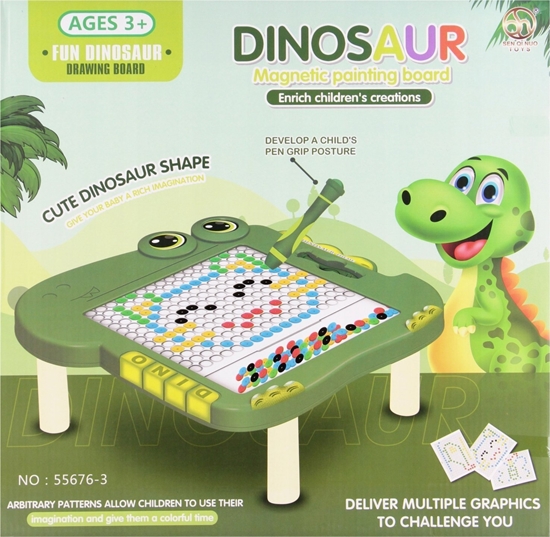 Picture of Mega Creative TABLICA MAGNET MOZAIKA DINO 41X40X4 PUD18