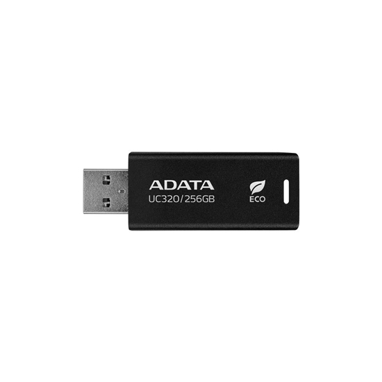 Изображение MEMORY DRIVE FLASH USB3.2 256G/BLACK UC320-256G-RBK/BK ADATA