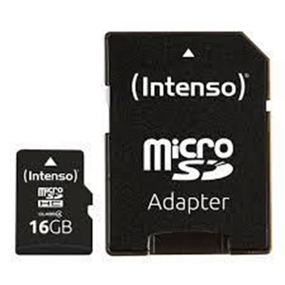 Attēls no MEMORY MICRO SDHC 16GB C4/3403470 INTENSO