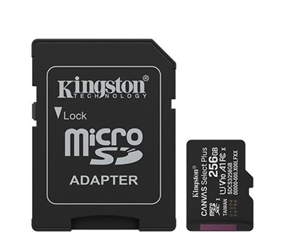 Picture of MEMORY MICRO SDXC 256GB UHS-I/W/ADAPTER SDCS3/256GB KINGSTON