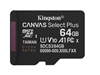 Picture of Atmiņas karte Kingston MicroSDXC 64GB Canvas Select Plus bez adaptera