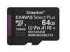 Picture of Atmiņas karte Kingston MicroSDXC 64GB Canvas Select Plus bez adaptera