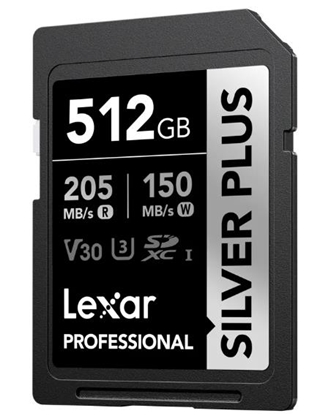 Attēls no MEMORY SDXC 512GB UHS-I/LSDSIPL512G-BNNNG LEXAR