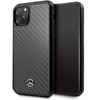 Picture of Mercedes-Benz Apple iPhone 11 Pro Max Hard Case Leather Carbon Fiber Black