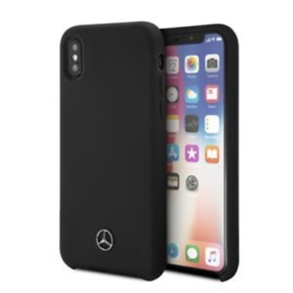 Attēls no Mercedes-Benz Apple iPhone XR Liquid Silicone Case Black