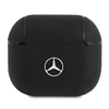 Picture of MEA3CSLBK Mercedes Leather Case for AirPods 3 Blac