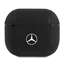 Attēls no MEA3CSLBK Mercedes Leather Case for AirPods 3 Blac