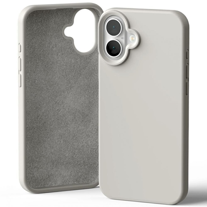 Attēls no Mercury Silicone iPhone 16 Plus 6,7" kamienny|ston