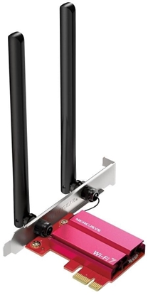 Picture of MERCUSYS MA37BE WiFi7 PCIe adapter (BE6500,2,4GHz/5GHz/6GHz,Bluetooth5.4)