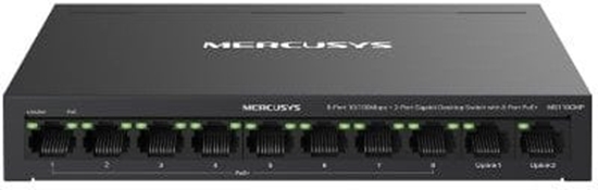 Picture of Mercusys MS110CMP 8-Port 10/100 Mbps + 2-Port Gigabit Desktop Switch with 8-Port PoE+ | Mercusys