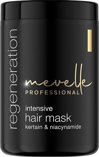 Picture of MEVELLE PROFESSIONAL_Regeneration Intensive Hair Mask maska do wosów zniszczonych, kruchych, matowych Keratin & Niacynamide 900ml