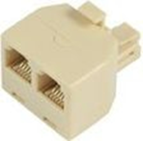 Picture of MicroConnect Y Adapter, RJ11 - 2xRJ11, M/F, 6P (MPK301)