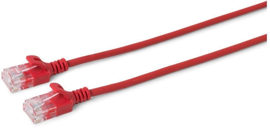 Picture of MicroConnect U/UTP CAT6 1M Red Slim,