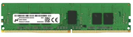 Picture of Server Memory Module|MICRON|DDR4|16GB|RDIMM|3200 MHz|CL 22|1.2 V|MTA9ASF2G72PZ-3G2R
