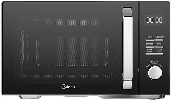 Picture of Midea Microwave oven | MAG25XF | Free standing | 25 L | 800 W | Grill | Black