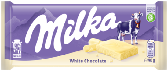 Изображение MILKA Baltā šokolāde 90 g