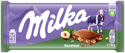 Picture of Milka Šokolāde BROKEN HAZELNUTS 90g