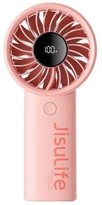 Picture of Mini wentylator Jisulife Handheld Fan Life4 5000mAh przenony wiatraczek USB - róowy