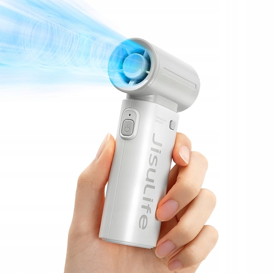 Picture of Mini wentylator Jisulife Handheld Fan Life9 3600mAh przenony wiatraczek USB - szary