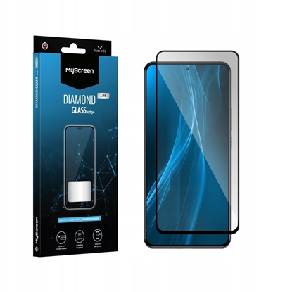 Attēls no MyScreen Protector Realme Narzo 70 Turbo - Szko hartowane na lekko zaokrglone ekrany DIAMOND GLASS LITE edge FULL GLUE