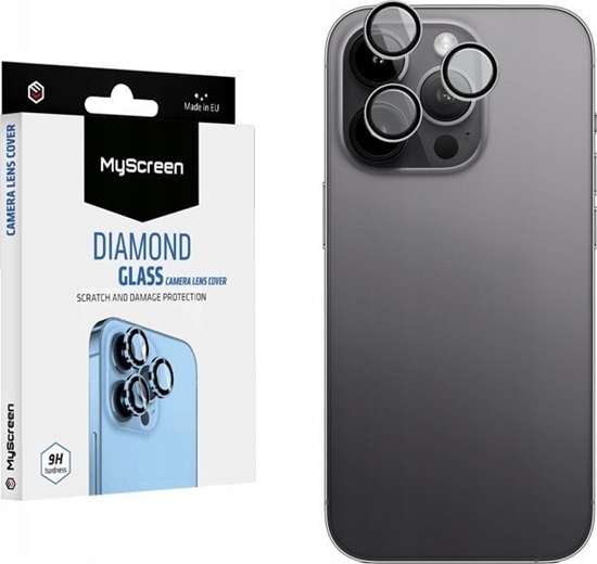 Изображение MyScreen Protector Szko hartowane na tylne kamery Apple iPhone 16/16 Plus MyScreen DIAMOND GLASS CAMERA LENS COVER