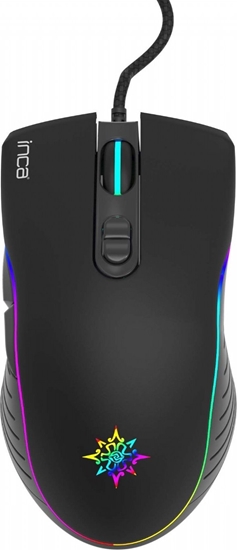 Picture of Mysz Inca INCA Gaming Maus IMG-GT15   4800 DPI, RGB, 7 Tasten, USB, SW retail